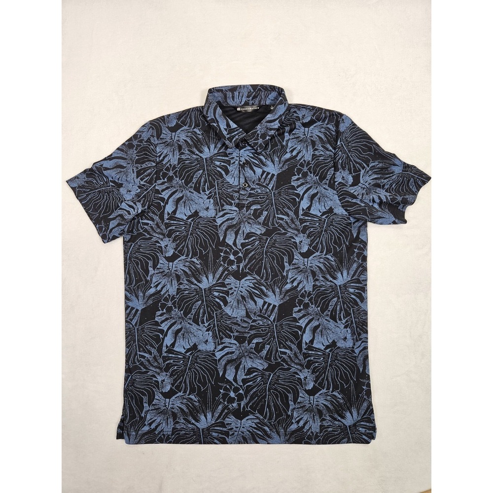 Travis Mathew Men's Size L Mainlanders Perfect Series Golf Polo Shirt Floral